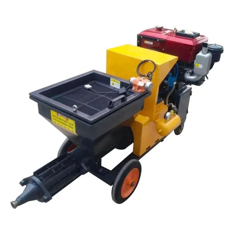 

Hot Sale Mini Concrete Pump Mortar Spraying Machine Manufacturer Easy Operate Building Wall Mortar Spraying Machine for Germany