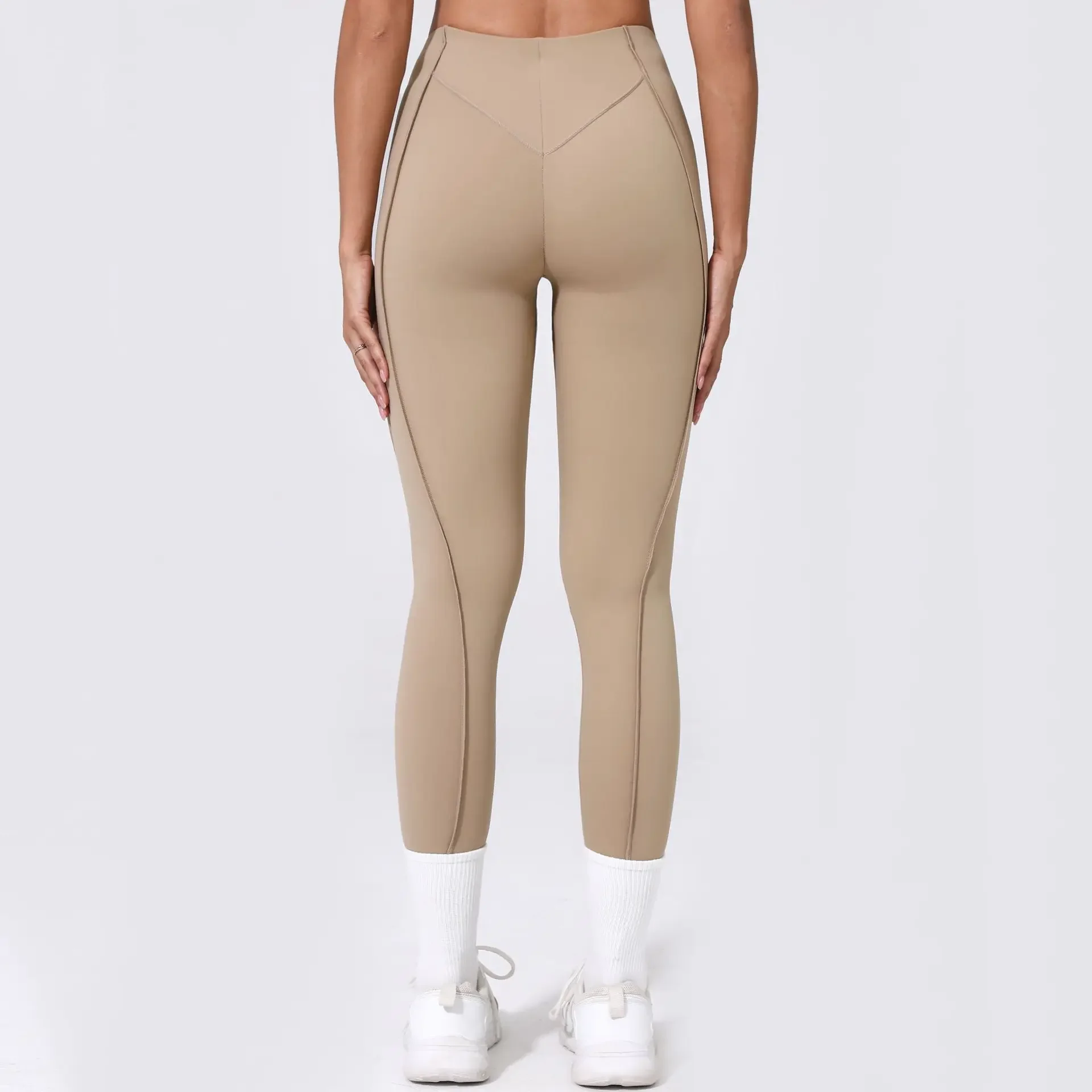 Yoga deportes Fitness Leggings cintura alta melocotón cadera levantar pantalones al aire libre correr entrenamiento Casual gimnasio Sexy pantalones ajustados para mujeres