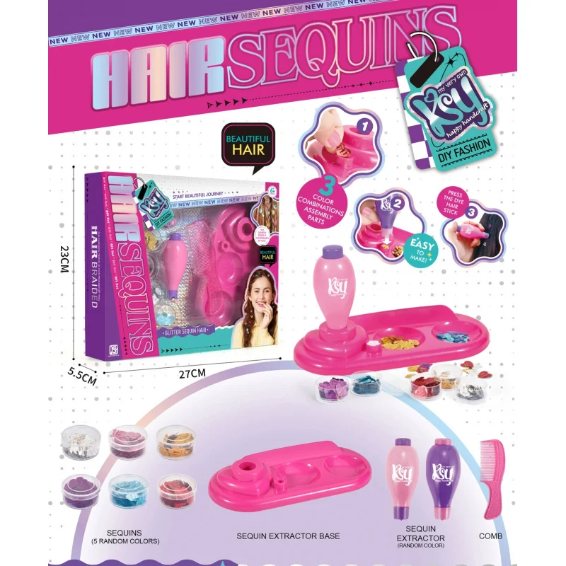 

Интернет-стиль знаменитостей, дрель для ногтей для девочек, блестящая машина, блестящий алмазный волшебник, сделай сам, разнообразный макияж для девочек, аксессуары для волос