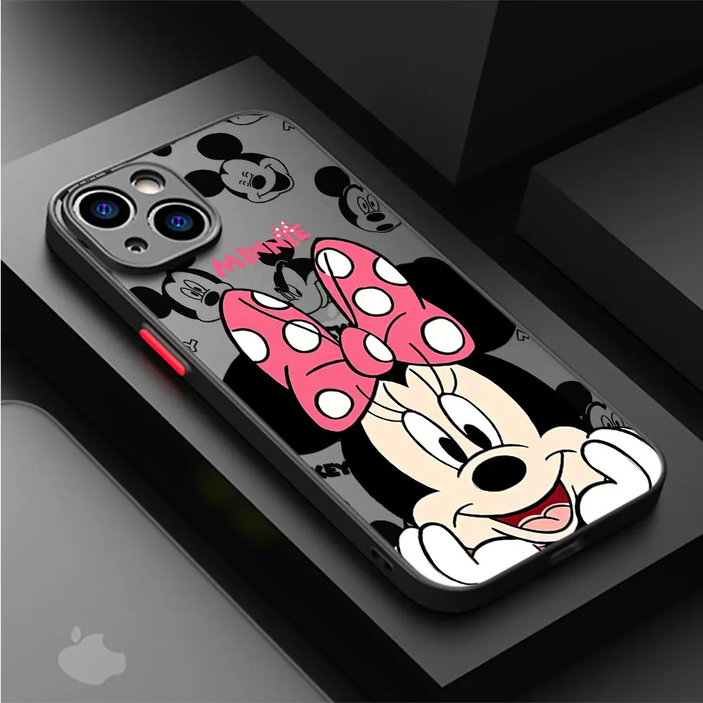 Disney Mickey Minnie Mouse Phone Case for Samsung Galaxy A52 5G A13 A72 A22 A32 A54 A34 A24 A14 A33 A53 A73 A23 Soft Cover