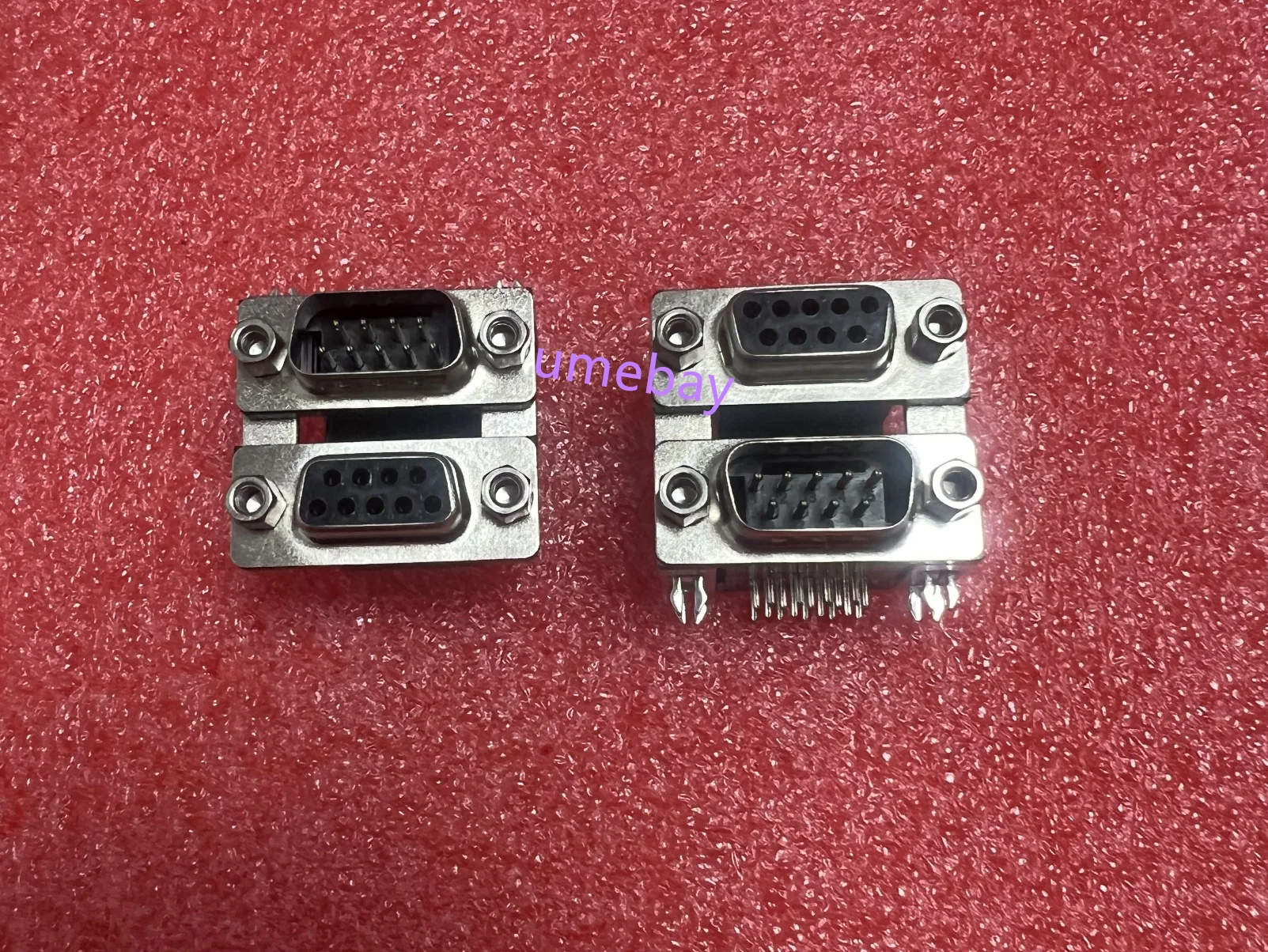 5pcs/DB9F+DB9M stacked DR9 female and DR9 dual port DR9 female pair DR9 male twin VGA dual layer D-SUB