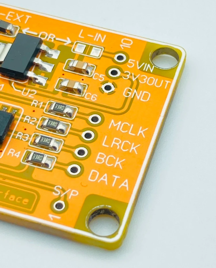 QCC5125 Bluetooth USB Card, IIS saída Interface Digital, Compatível com XMOS italiano, Amanero para amplificador