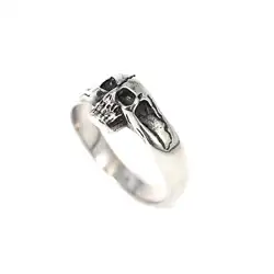 Hip Hop Fashion Ghost Head Skull Ring Little Punk Style Ring for Men