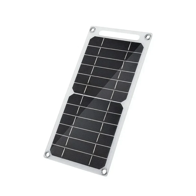 ABLL-Solar Panel With USB Waterproof Outdoor Hiking And Camping Portable Battery Mobile Phone Charging Bank
