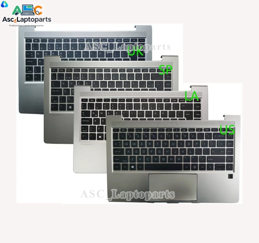 

New for HP ProBook 440 G8 G9, 445 G8 G9 Belgian Brazil French Latin Spanish Russian UK US Keyboard & Palmrest BACKLIT , Touchpad