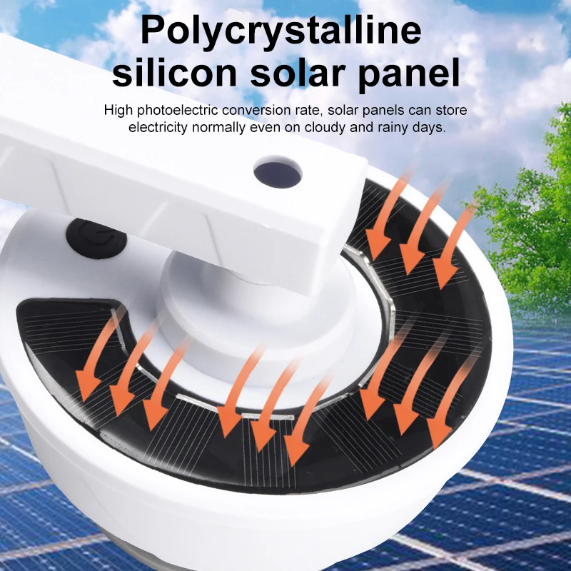 PHONEPACE Dummy Solar Security Camera - Outdoor Waterproof Fake CCTV with LED Light for Home Safety