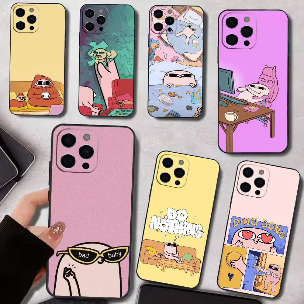 

Cartoon K-Ketnipz Cute Painting Phone Case Silicone Soft For IPhone 17 16 15 14 13 12 11 X XR Plus Pro Max Plus