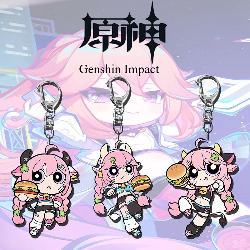 

Милый брелок Varesa, аксессуары для косплея, подвеска Genshin Impact, акриловый брелок с героями мультфильмов, аниме, рюкзак, ювелирные изделия, реквизит, подарки