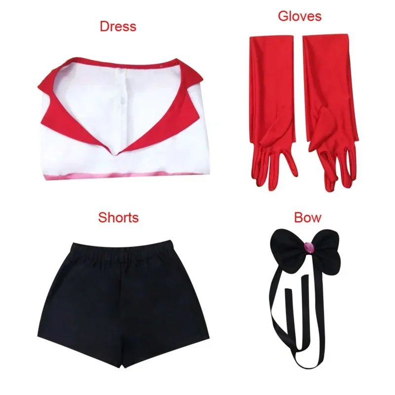 Hazbin Cosplay Hotel Dust Angel Cosplay Costume Uniform Women Girls Birthday Party Dress Carnival Halloween Costume