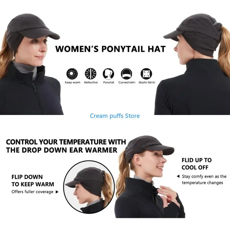 50LE Versatiles Ear Cover Hat Soft Breathable Materials Easyly Care For Family Use