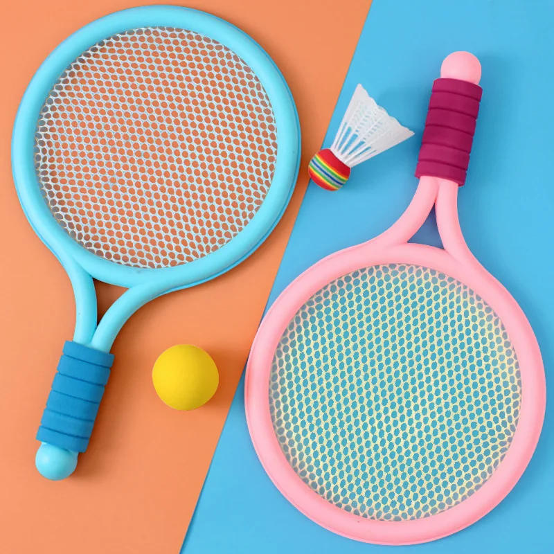 Mini balle de tennis de badminton pour enfants, jouet de sport pour enfants de la maternelle, jeu coule parent-enfant, ensemble de jouets pour garçons et filles de 3 à 12 ans