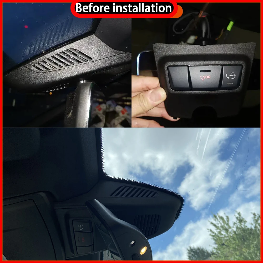 HighCam for Mercedes Benz C Class A205 Cabriolet Convertible 2017-2023 4K Wifi Car DVR Video Recorder Dash Cam Front Rear Camera