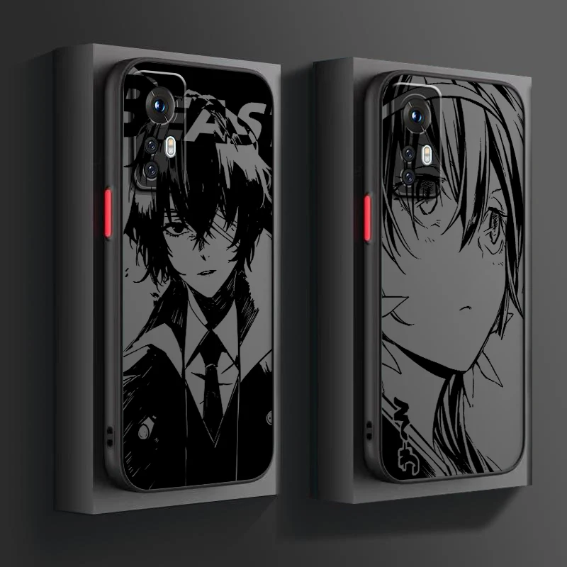 B-Bungo S-Stray D-Dogs Anime Cool Frosted Translucent For Xiaomi Mi 13 12 12T 11T 11 11i 10T 10 9T Pro Lite Ultra 5G Cover