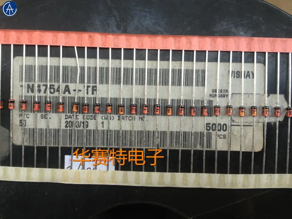 30 sztuk 100% oryginalna nowa dioda zenera 1N4754A-TR 1N4754A IN4754A DO-41 1W 39V