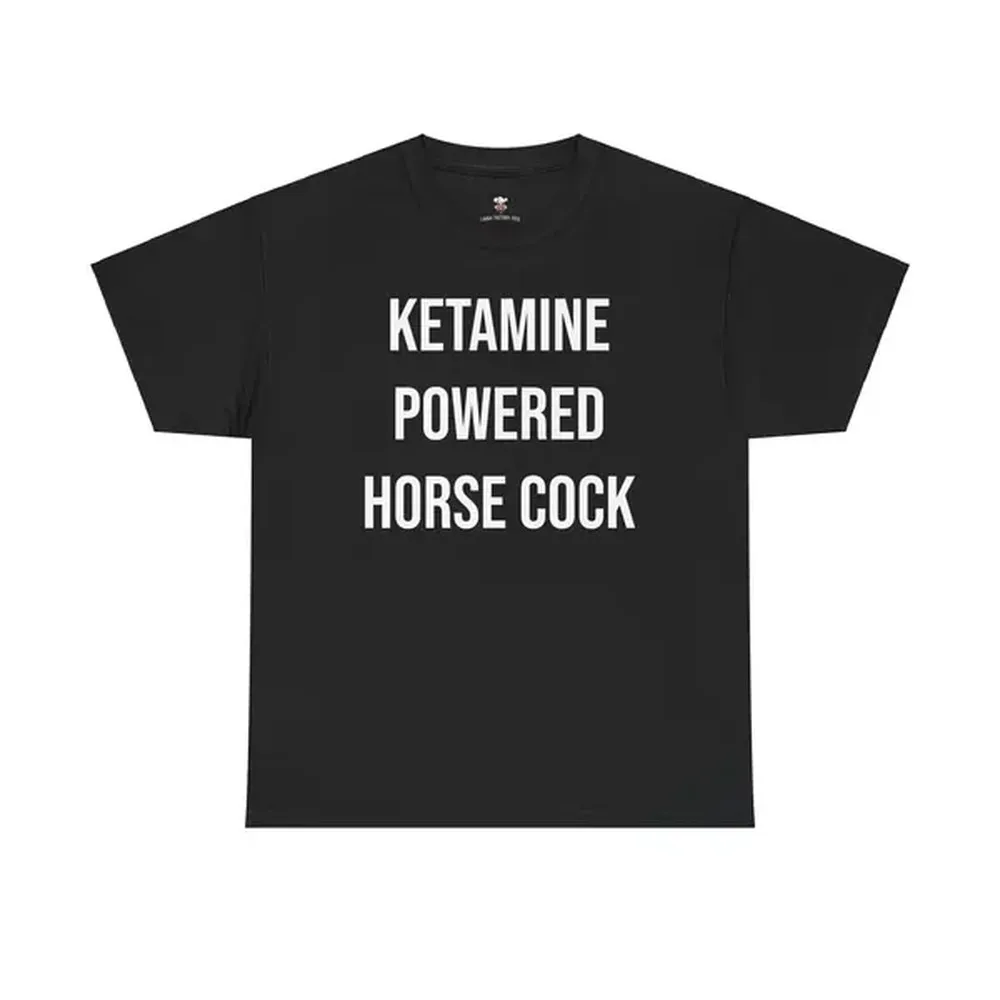 K Powered Tee - Funny Cotton Streetwear Tshirt, Casual Shortsleeve Menswear Graphic Tshirt