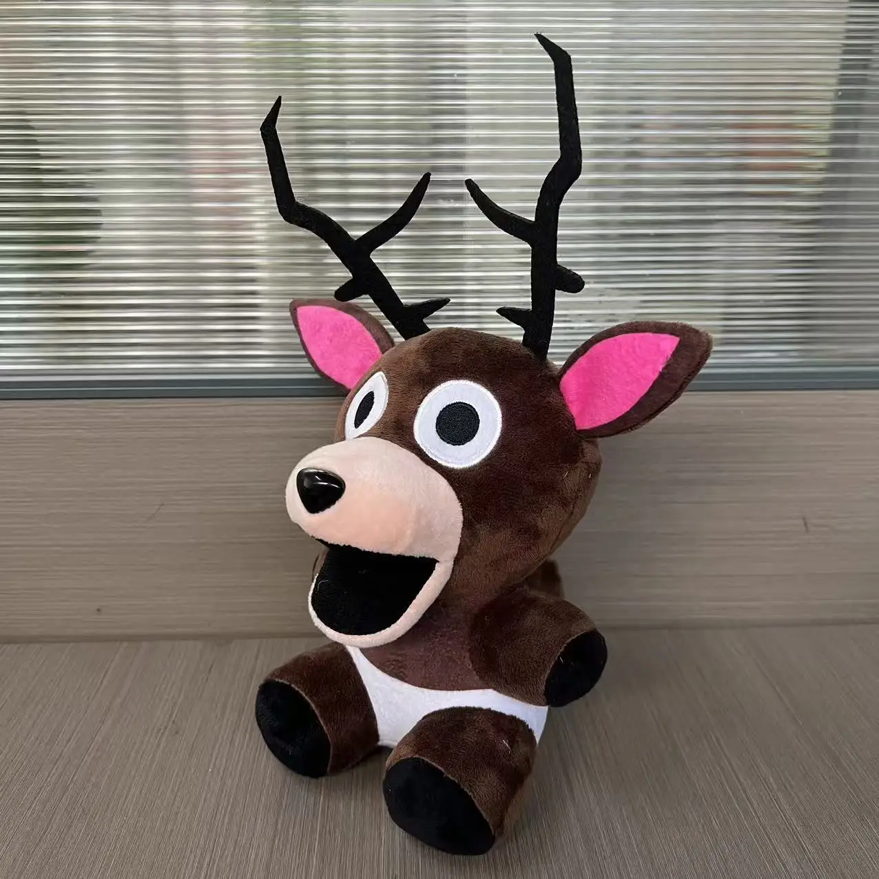 Peluche cerf 18cm Q 99 nuits dans la forêt, Animal en peluche doux, cadeau inspiré du film, cadeau de noël à collectionner pour enfants et Fans