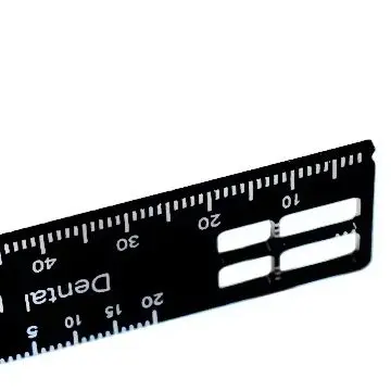 

Dental Precision Measuring Ruler Medical Tool for Photography and Span Measure Scale Endodontic Instruments Dentistry