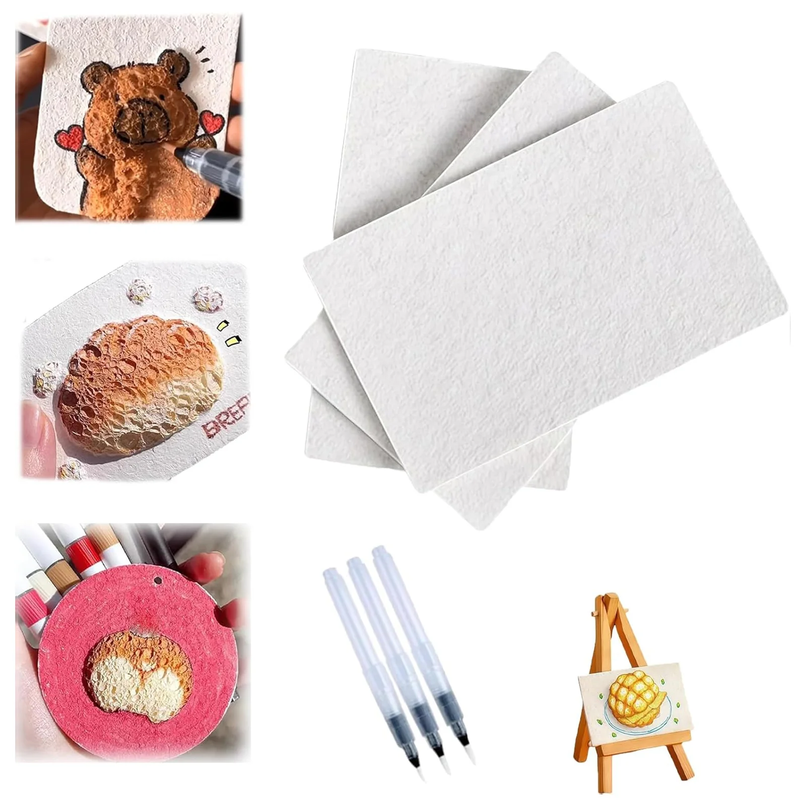 

Foam Texture Painting Paper Handicraft Puffy Texture Paper Multi-Function Textured Abstract Painting Art Paper for Art Painting