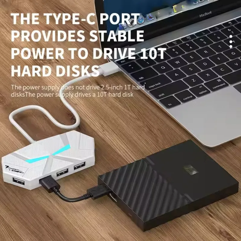 USB 3.0 USB2.0 HUB 4/7Ports Multi USB Splitter USB 3.0 Docking Station Multiple Expander High Speed For Computer Accessories