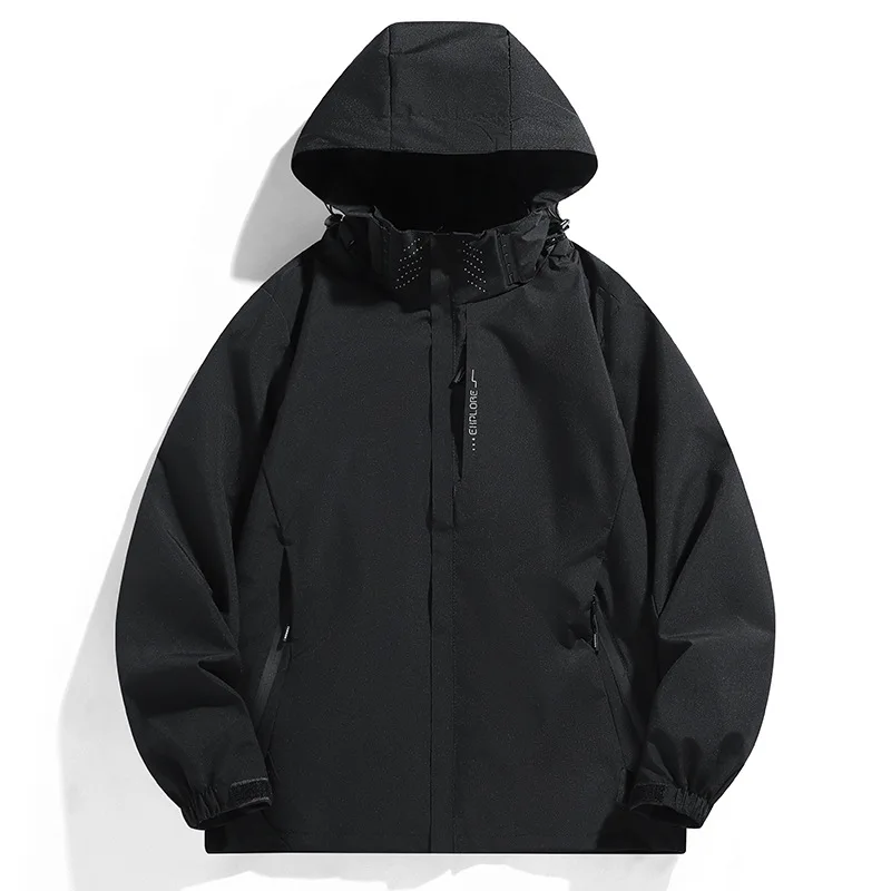 2025 Men's and Women's Spring and Autumn Thin Windproof and Waterproof Outdoor Single Layer Breathable Jacket Mountaineering Sui