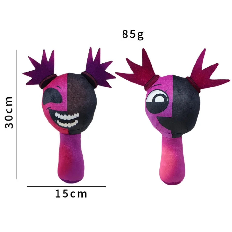 

2025 Anime Rhythm Box Sprunki Plush Game Peripheral Mutant Purple Rose Plush Toy Incredibox Doll Sofa Pillow Decoration Gift New