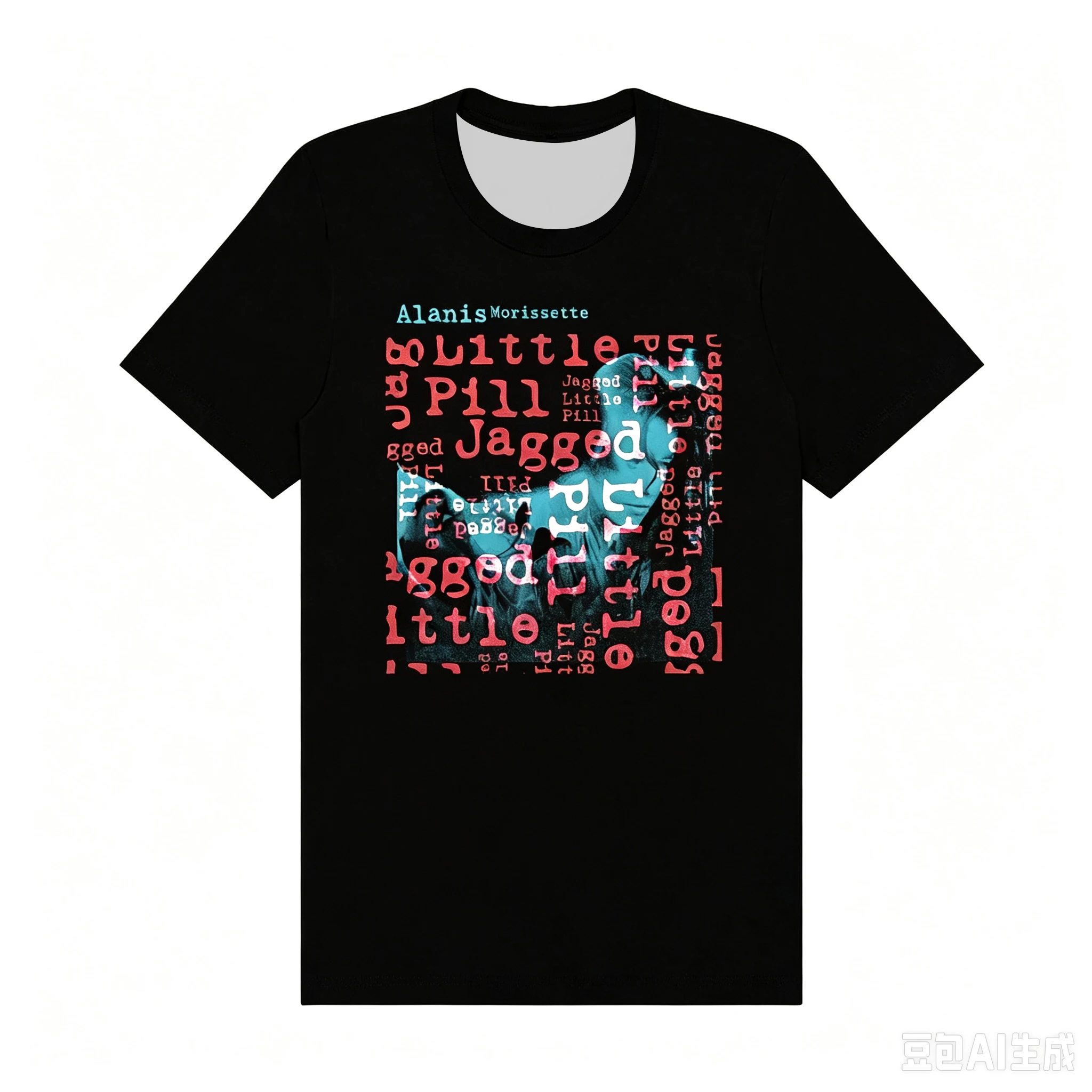 2026 Alanis Morissette Fan-Fanartikel T-Shirt, 3D-Druck-Design, atmungsaktiv und leicht, vintage-modisches Outdoor-Sport-Oberteil – Detail 7