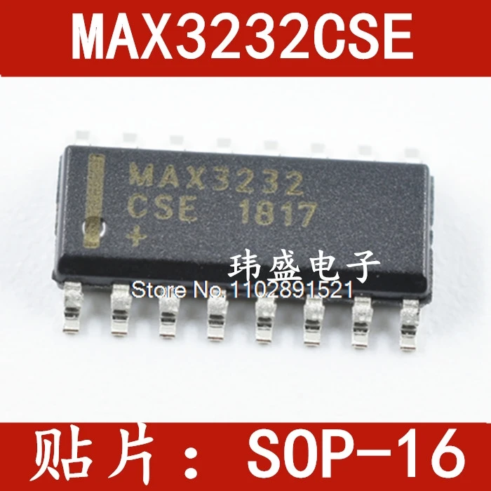 (10 قطعة/الوحدة) MAX3232CSE SOP-16 MAX3232ESE RS232