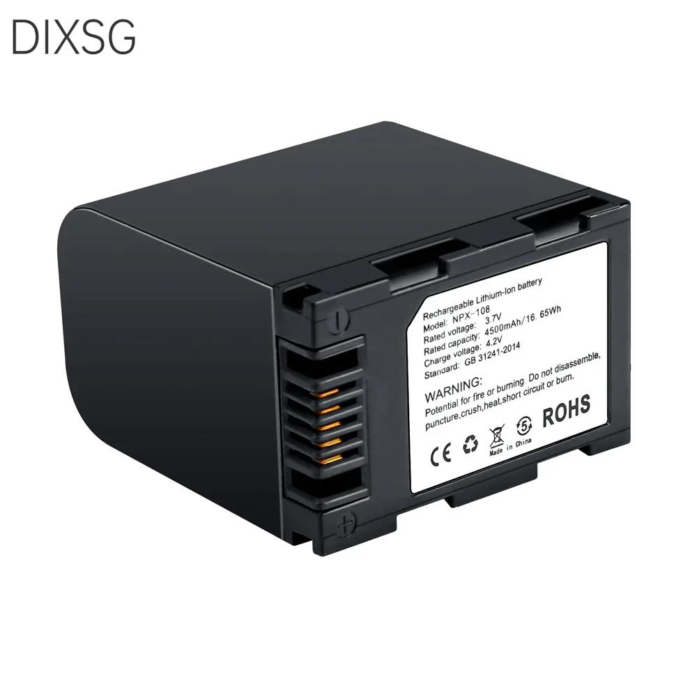 2024 Sıcak satış 4500 mAh NPX-108 Şarj Edilebilir Pil Paketi RX100 RX200 Kamera Pil/Video Kameralar için Çift Şarj Cihazı