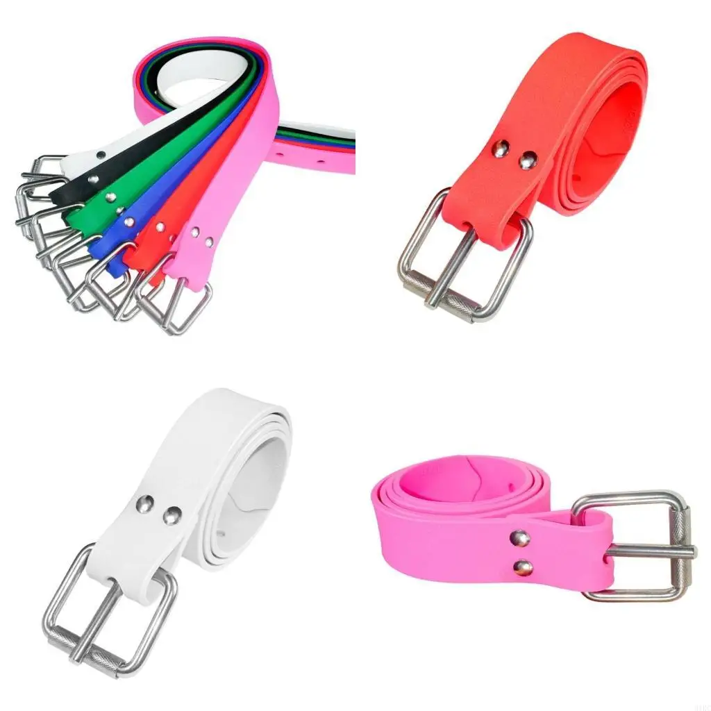  Waist Weight Belt Quick Release Buckle Silicone Diving Weight Belt for Diving