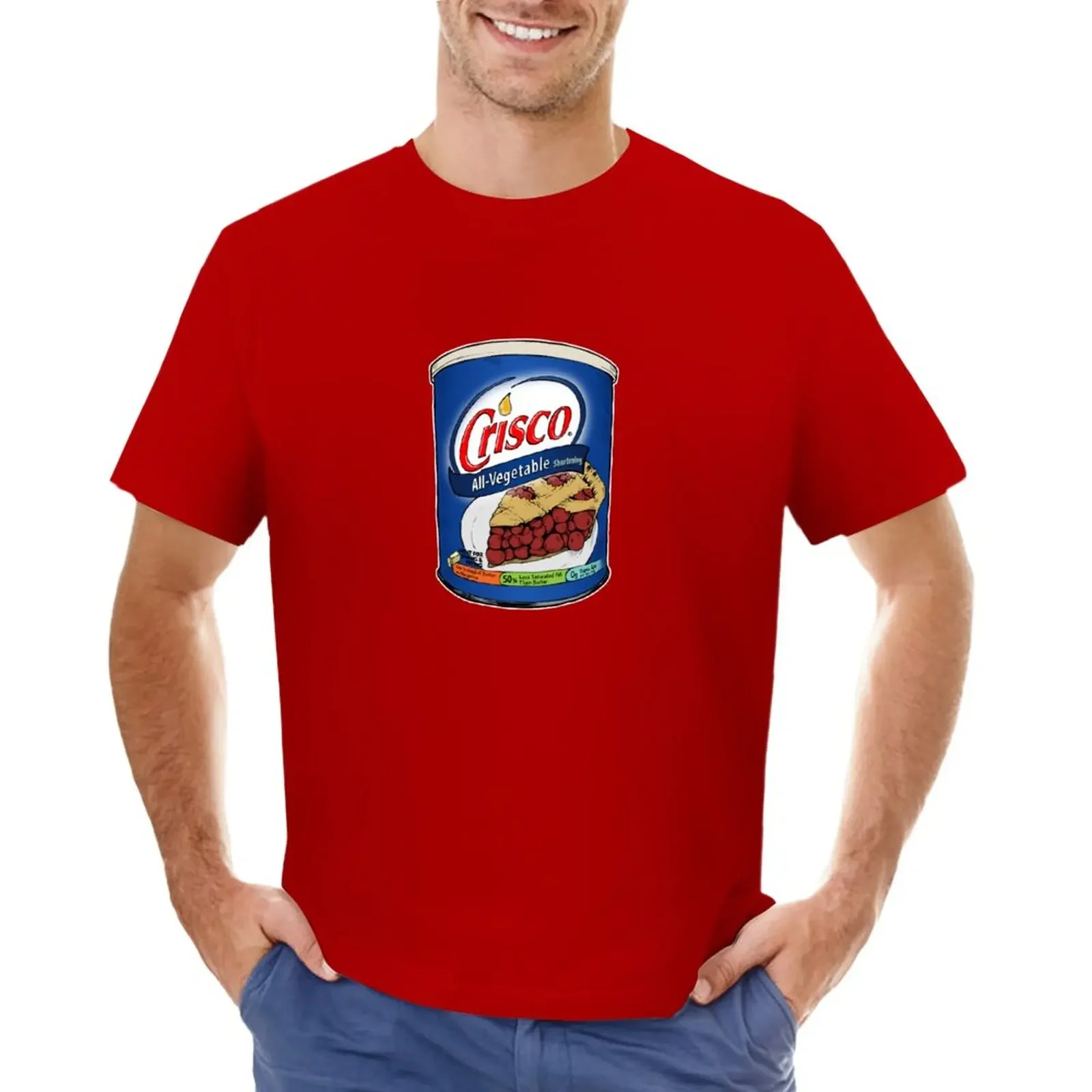 

Crisco Can T-Shirt shirts graphic tees Short sleeve tee plus size tops cute clothes plain t shirts men