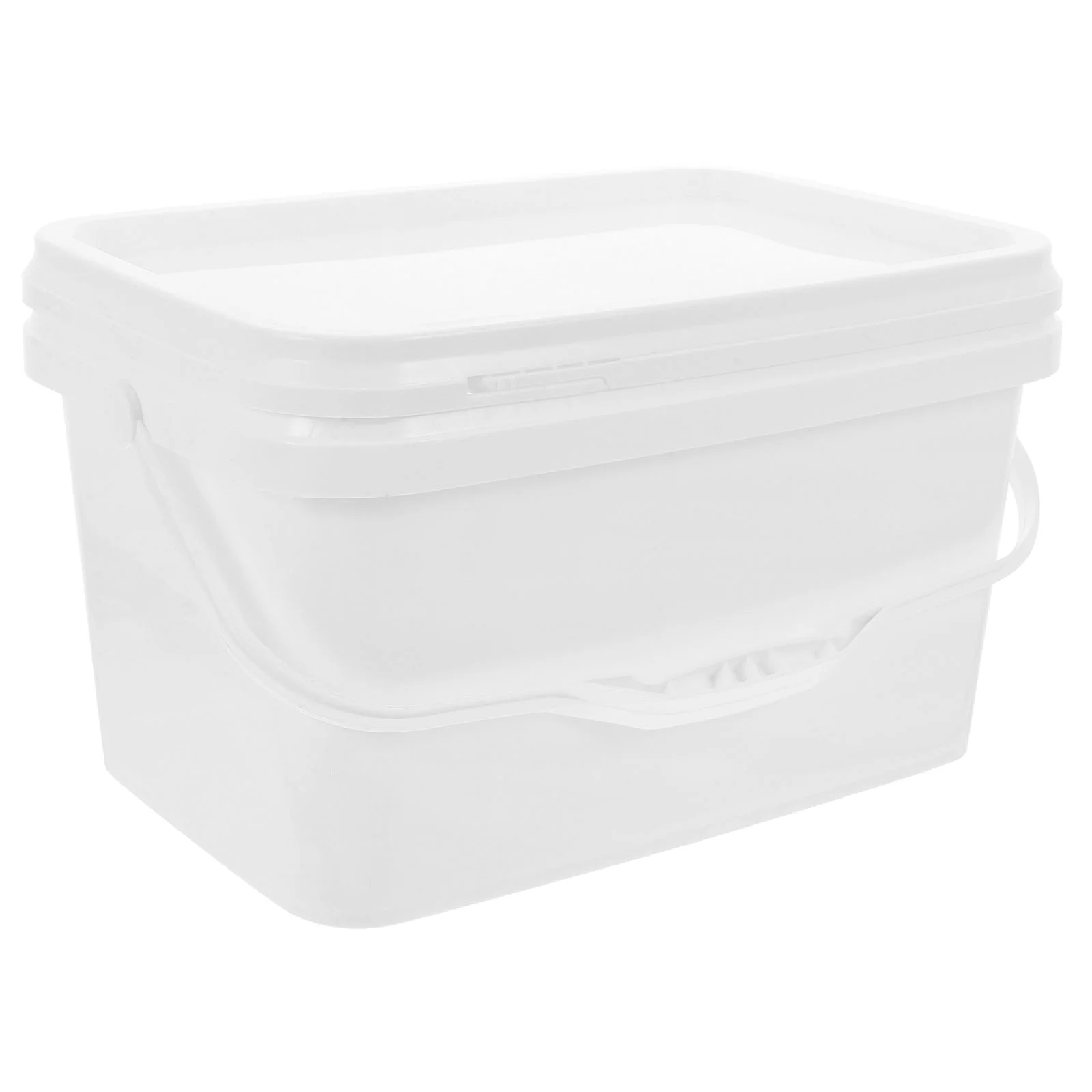 

Mop and Bucket Paint Buckets Storage Container Rectangle With Lid Food Containers Lids