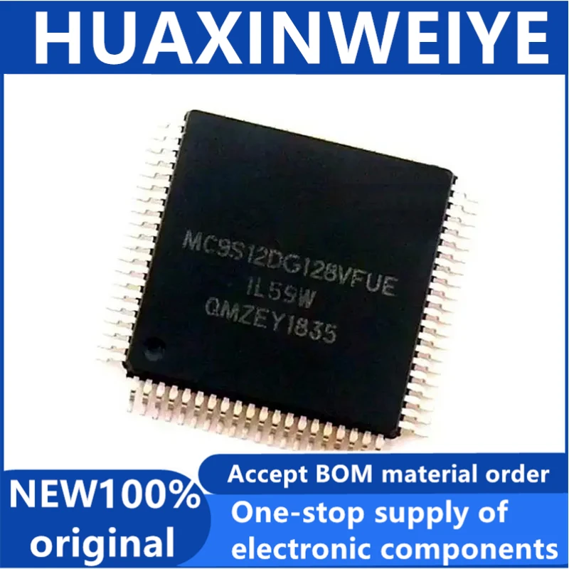 

MC9S12DG128VFUE QFP80 16-bit MCU MCU Microcontrollers 128K MCU HCS12 Original 100% New