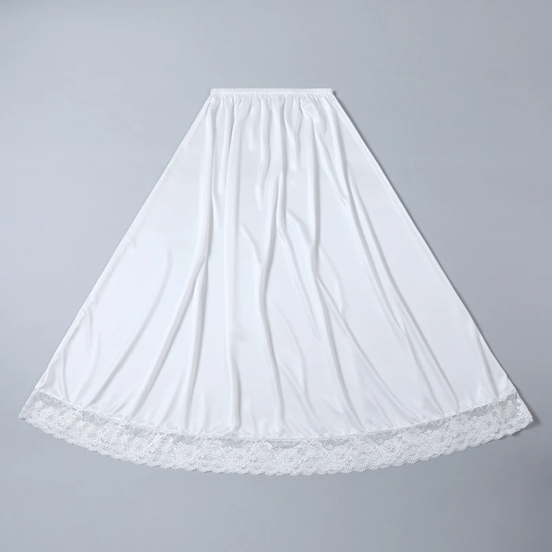 

Large Flounce Lace under Skirt f Length Women's Base Layer Anti-Light Se Skirt Anti-Static Long Midi Skirt