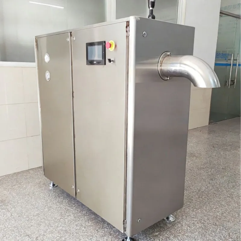 CO2 Dry Ice Granular Machine Pelletizer Small Scale Dry Ice Maker Customized 70kg Storage Capacity 220V for Stage Fog Effects