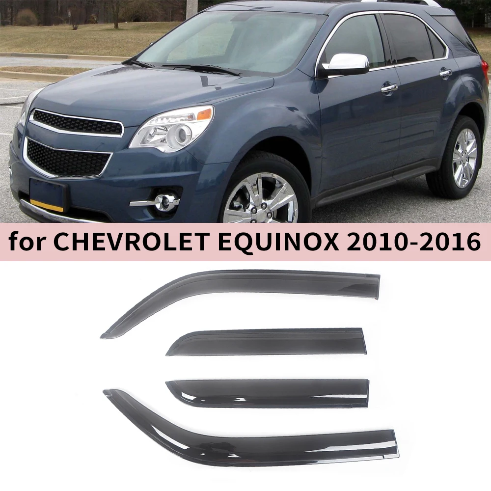 

Window Visor for Chevrolet Equinox 2010 2011 2012 2013 2014 2015 2016 Wind Deflectors Rain Guards Door Visor Vent Shades