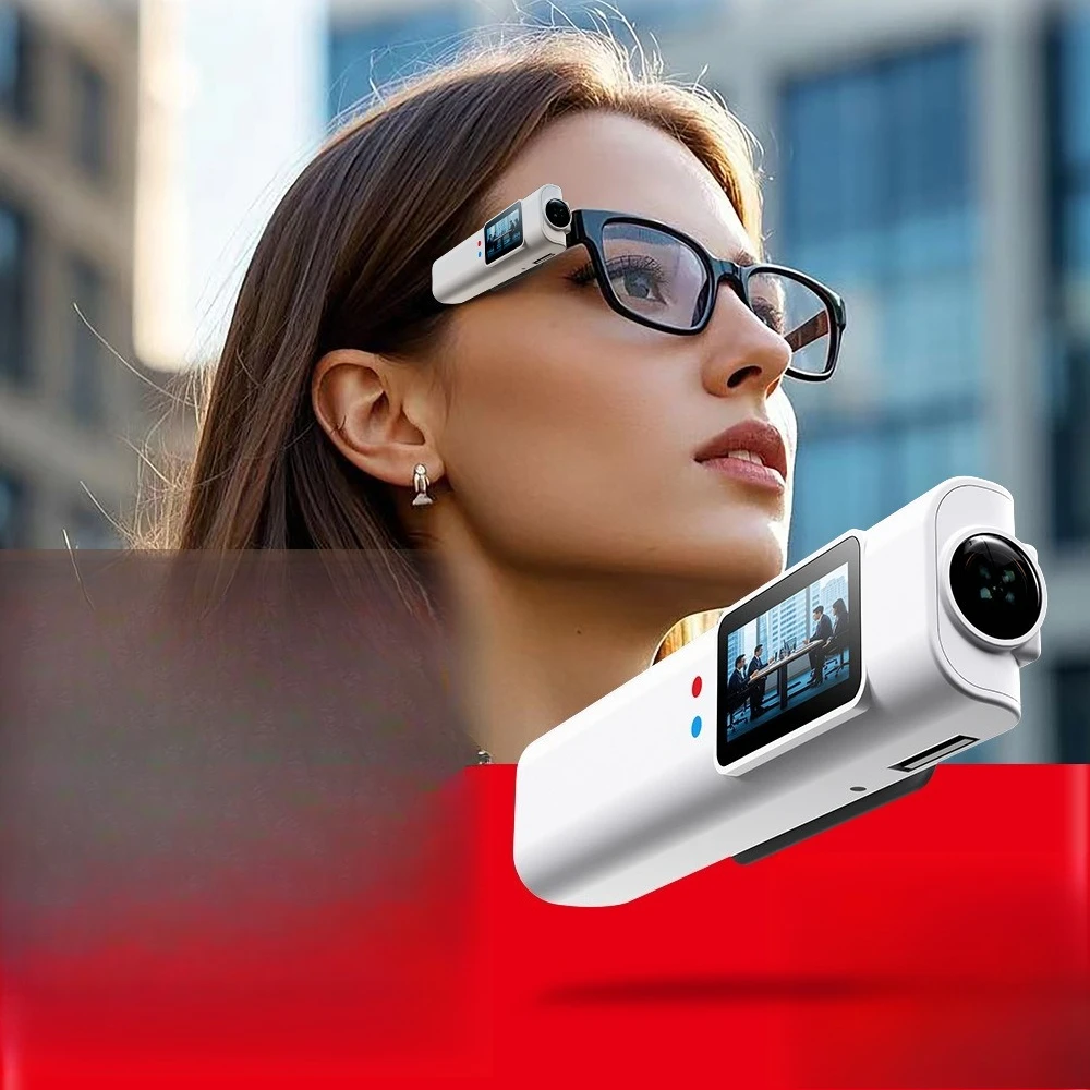 

New glasses smart 1080P high definition WIFI mobile phone connected head mounted high definition outdoor sports camera