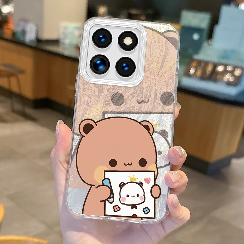 Cute BuBu DuDu Couple Cartoon Phone Case For Xiaomi 15 Pro Case Poco X6 X3 F6 M6 M4 Pro C75 13T 14T 11X 11 Lite Shockproof Cover