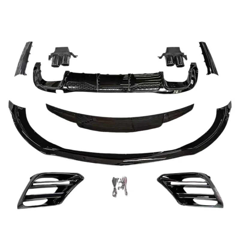 

Suitable for new Mercedes-Benz S-Class W223 upgraded to the Brabus style exterior kit, including front spoiler, rear lip, ex