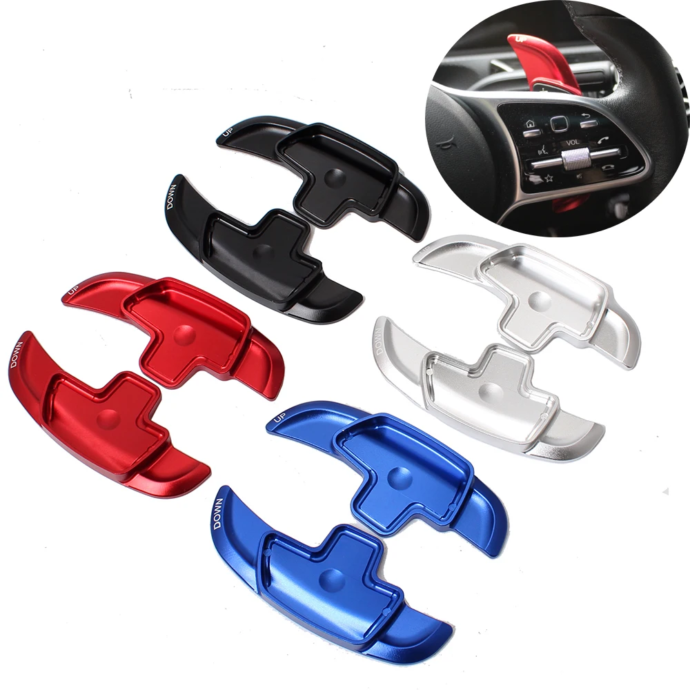 

Steering Wheel Paddle Shifter Extension For Mercedes Benz A B C E GLE Class W176 W205 W246 C117 W218 Aluminum Shift Paddle Blade