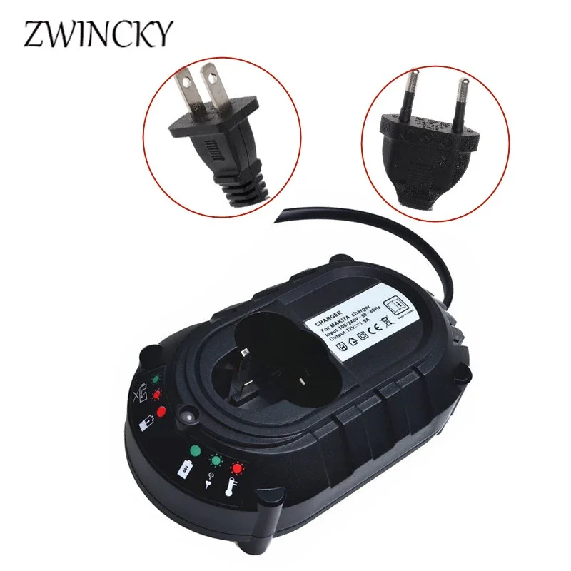 

ZWINCKY новейшее зарядное устройство для аккумулятора MAKITA BL1013 BL1014 10,8 В/7,2 В литий-ионный аккумулятор DC10WA электрическая дрель отвертка электроинструмент