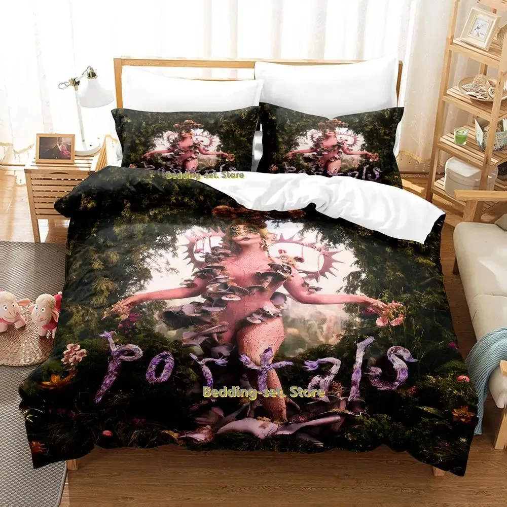 New Hip Hop Melanie Martinez Portals Bedding Set Cartoon Anime three-piece set Adult Kid Bedroom Duvetcover Sets 3D Kawaii Girls