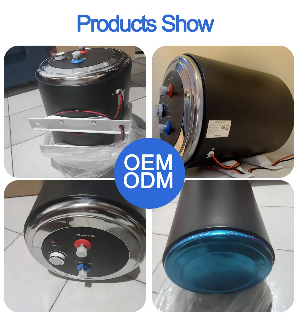 RV 200 واط الفولاذ المقاوم للصدأ 10l 15l 20l 30l قارب سيارة التخييم قافلة صغيرة تخزين الكهربائية الساخن 12 فولت تيار مستمر Rv سخان مياه #5