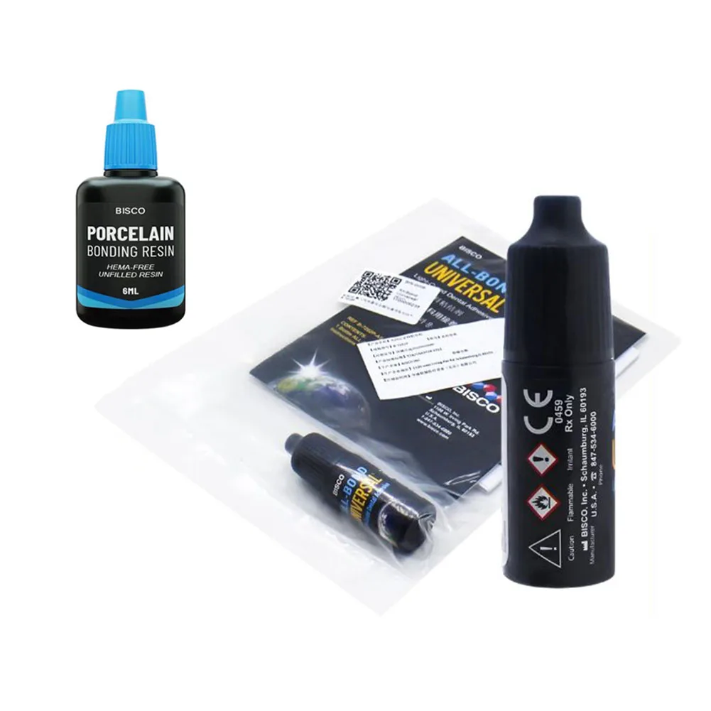 1/2/4 Packs BISCO All-Bond Universal Bonding Adhesive Light Cure Dental Clinic Restoration Teeth Filling Composite Resin Bond