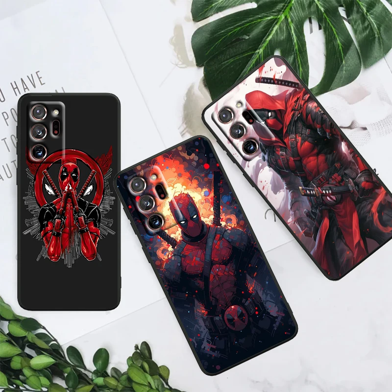 Death Attendant Marvel Cool For Samsung Note 20 10 Ultra Plus A31 A14 A12 A70 A34 A25 A04 A05 A15 A24 5G Black Funda Phone Case