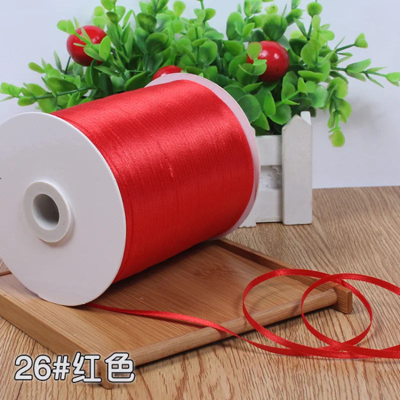 Hot sale 3mm Satin Ribbon For Craft Sewing Fabric Christmas Wedding Supplies Party Decoration Gift Wrap Handmade (10 Meters/lot)