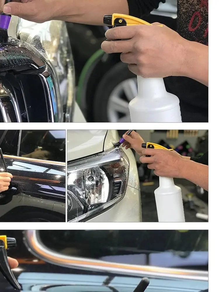 4-teiliges Autowaschdüsensprüher, säure- und alkalibeständig, langlebiger Sprühkopf für die Automobilreinigung, Wartung, Hausgarten – Detail 7