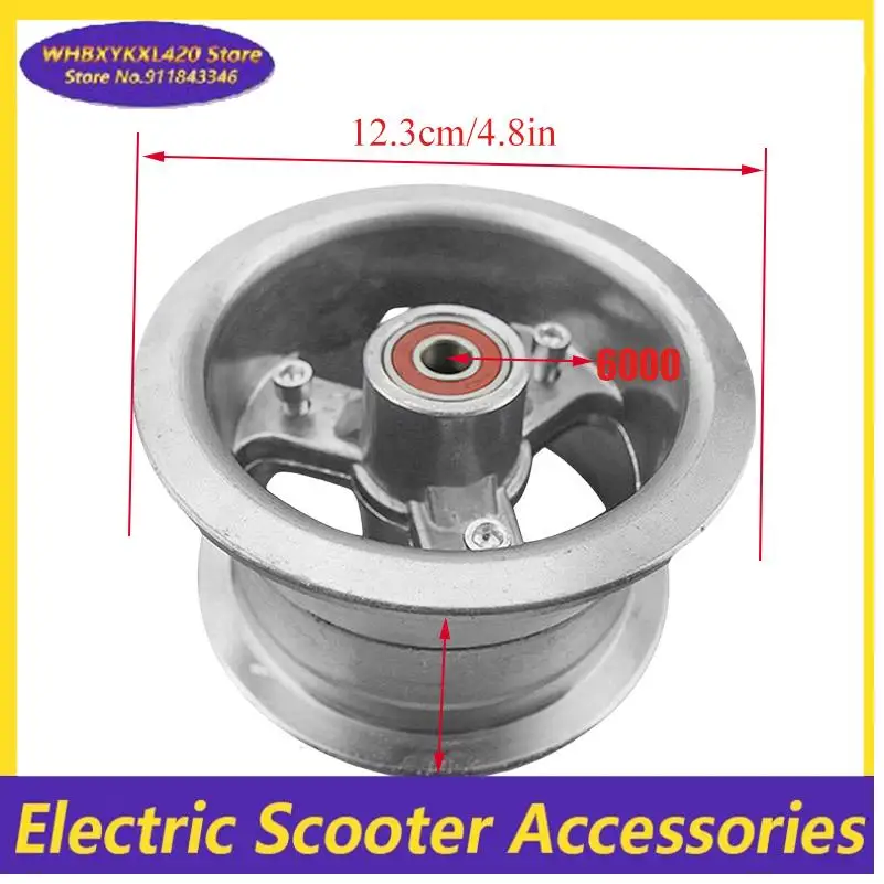 4 بوصة سبائك الألومنيوم محور العجلة الحافات استخدام 3.00-4 3.50-4 4.10-4 4.10/3.50-4 90/90-4 الإطارات للغاز سكوتر كهربائي دراجة نارية صغيرة