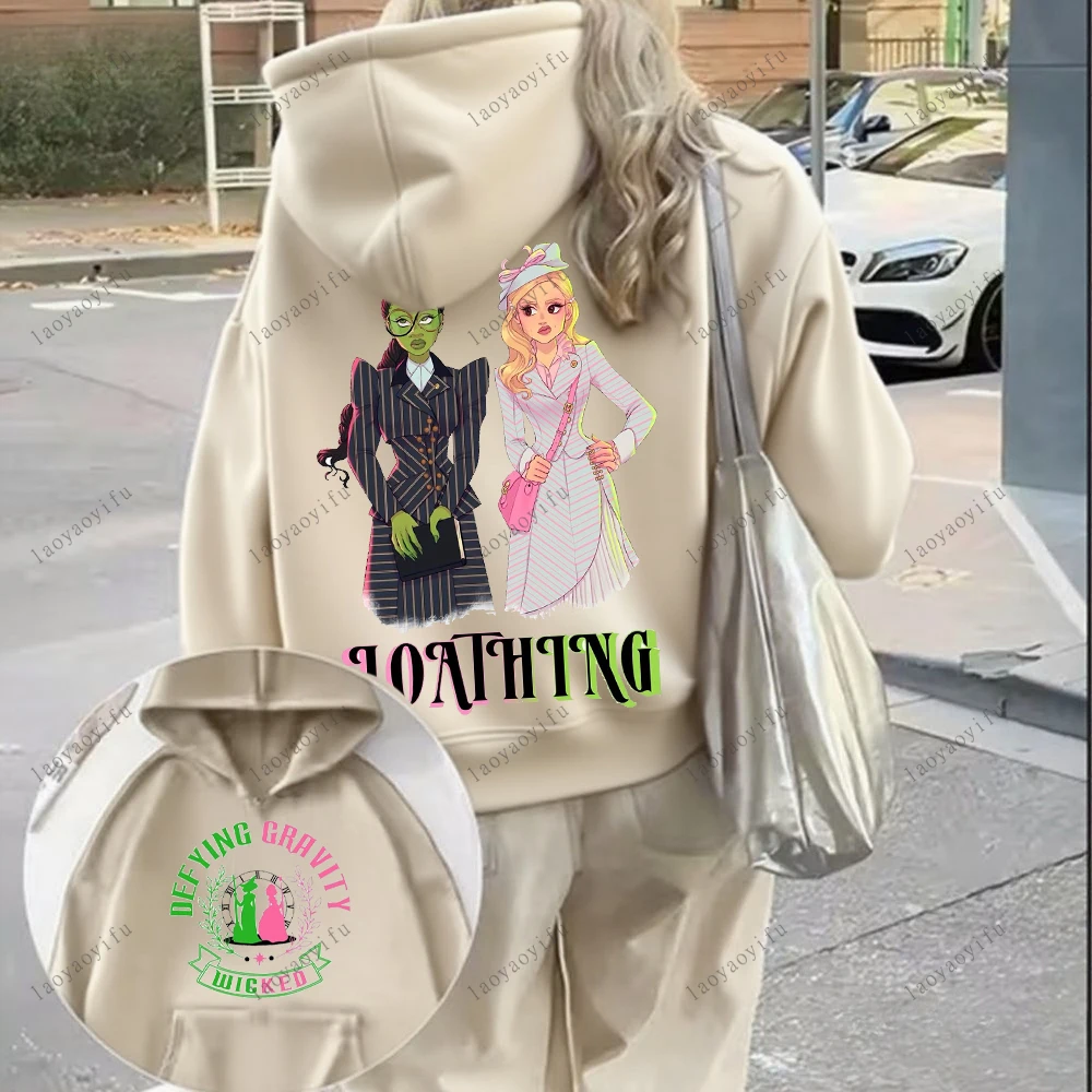 شريرة مطبوعة هوديي المرأة للجنسين البلوز طويلة الأكمام الشارع أزياء رياضية الإبداع نمط نمط الملابس