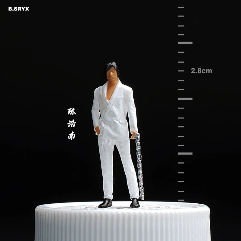 1:64 anime mini boneca figura modelo em miniatura fotografia adereços modelo de cena diy mesa areia paisagismo ornamento presente