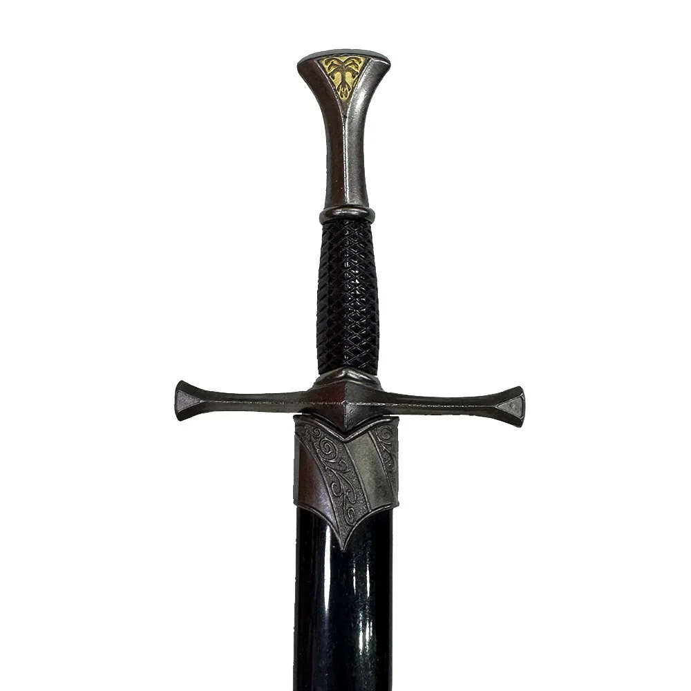 35cm Medieval Sword Game Weapons Model Unsharpened Decorative Sword Cosplay Stage Performance Prop Collectible Ornament Boy Gift - view 6